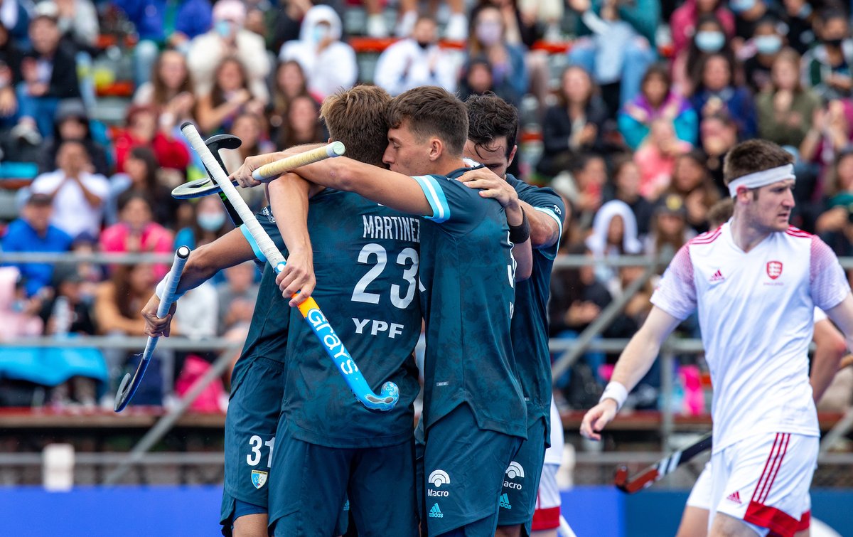 Los Leones cerraron un gran fin de semana con la victoria por 3-1 sobre Inglaterra: Lucas Toscani abrió la cuenta y Lucas Martínez metió un doblete. Ganaron tres de los cuatro partidos en el comienzo del torneo. Para ilusionarse. #FIHProLeague
