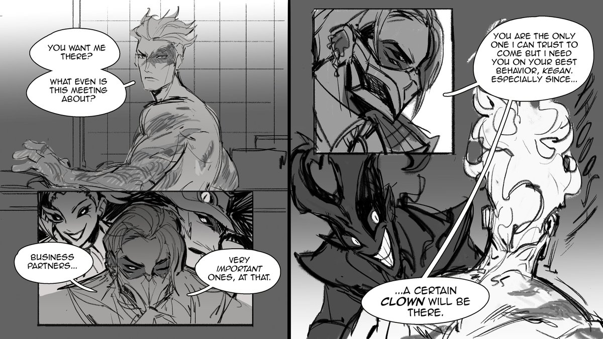 doodles of some crime city stuff
#LeagueOfLegends #crimecity #debonair
(imagine the panels being on top of each other, webcomic style, it was the intent)