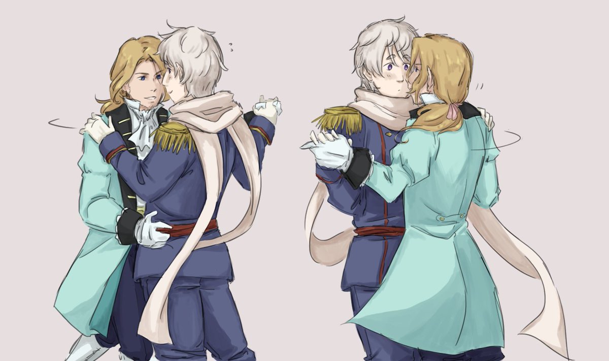turtleramen's tweet photo. day 5: stolen💘 #KissArtFebruary 

#hwsrussia #hwsfrance #frarus https://t.co/1Ytp1q01tH