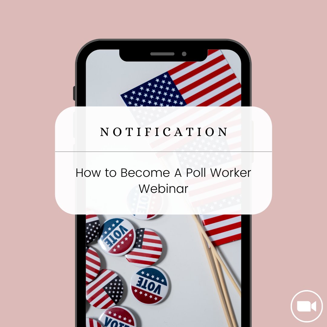 Did you know that poll worker are the front line of our democracy, and without them, we wouldn't be able to have elections?
At this webinar, you will learn about what poll workers do, why they are essential, and how to become one! 
Join us online via campuslink.uc.edu