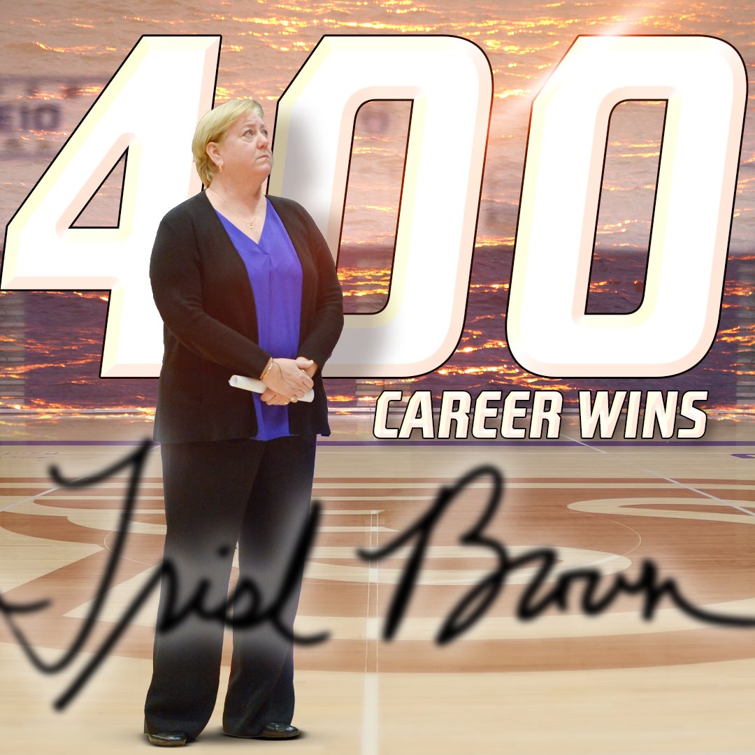 4⃣0⃣0⃣ Career Wins for Head Coach Trisha Brown!

Congrats, Coach!