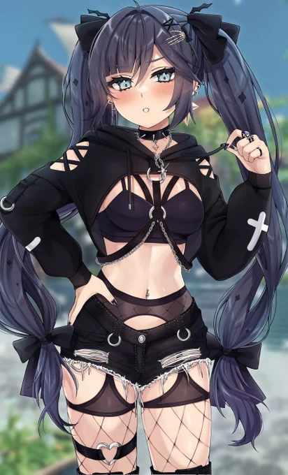 Alternative Mona 🦇🕸️
#原神 #GenshinImpact #モナ 