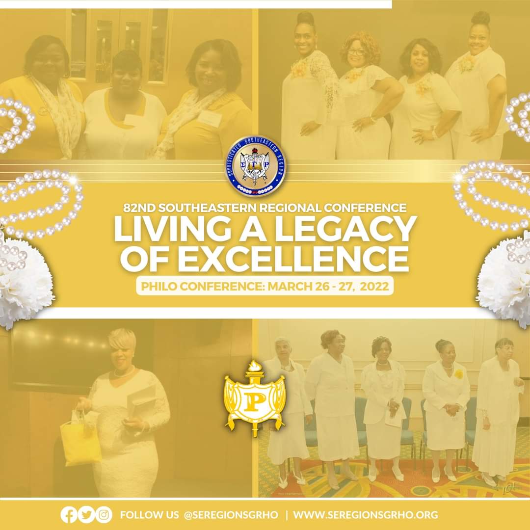 SEREGIONSGRHO's tweet photo. Have you registered for the 82nd Southeastern Regional Conference yet? The deadline for registration for the Soror and Philo conferences is TONIGHT, February 20, by 11:59 p.m. CST. Register now! We want to “see you” there!
#SERegionSGRho #SER82 #Greater #LegacyOfExcellence https://t.co/0mb2ieO5pZ