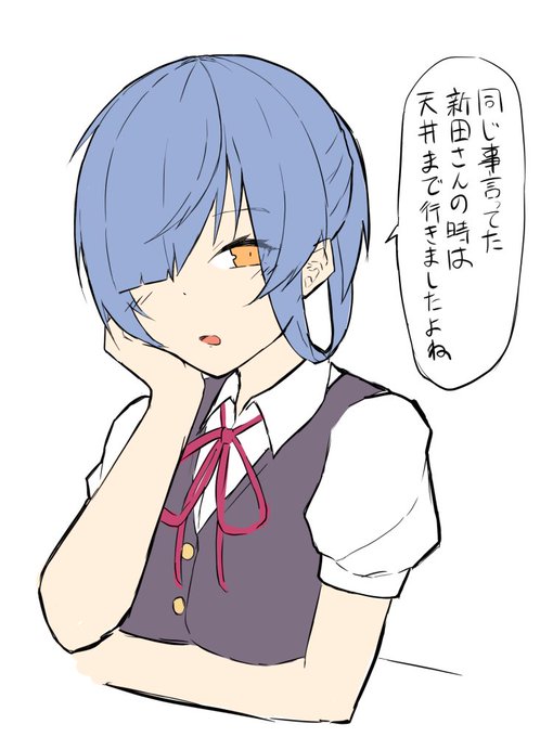 昨日の今日で急いで描いた描けば出る#ハチナイ 