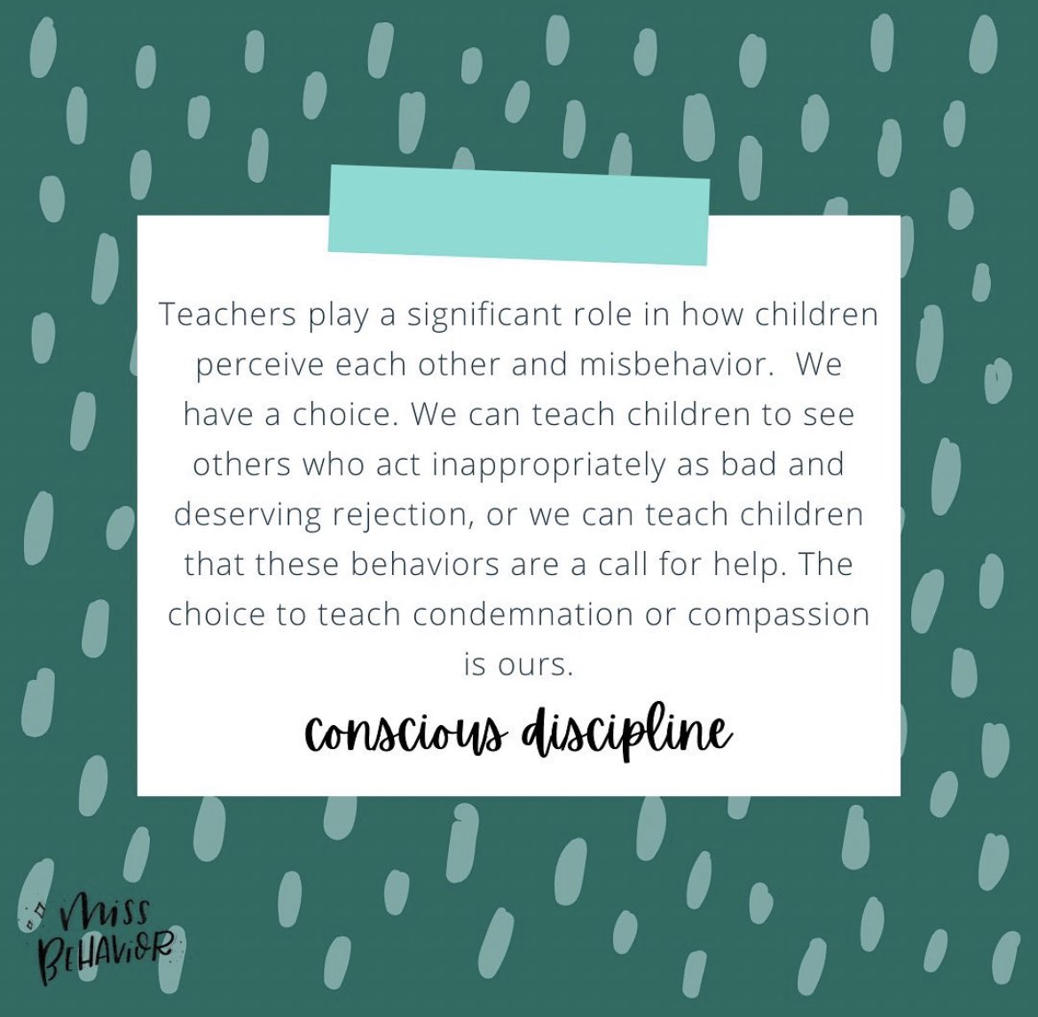 So much THIS. Young people watch how we respond. They also watch how we react. Adults’ reactions can potentially harm a young person’s relationships with their peers. #iheartcd #joyfulleaders