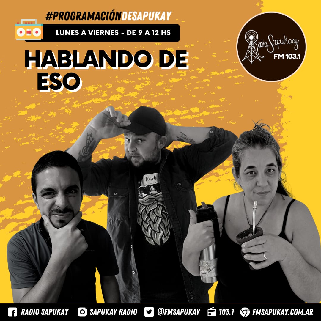 patobecerra7's tweet photo. 📻 por acá también se vuelve!!! A partir de este #Lunes ⚠️ #HablandoDeEso2022 🗣️ Nueva temporada!!👉 en las mañanas de @FmSapukay !! Noticias 🗞️, entretenimientos 🕹️, sorteos🎲, entrevistas🎙️, la buena musiquita de siempre💃🕺! Todo lo que vos ya sabe'😎 te esperamos! 🌈 ▶️103.1 https://t.co/HryOiIflIF