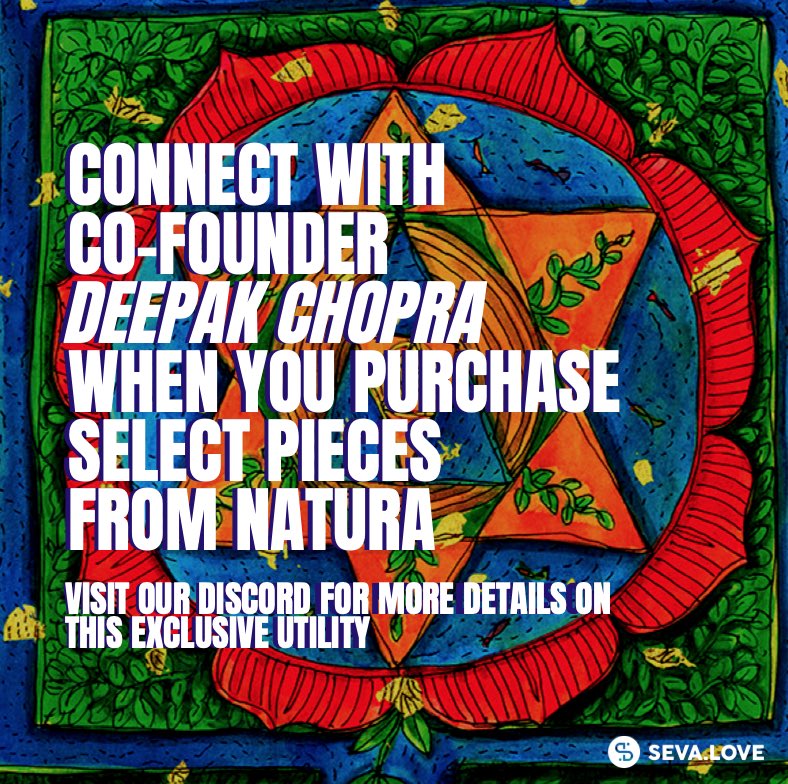 Co-Founder @deepakchopra is ready to meditate with you in celebration of our #natura collection! 

Check our #discord for the details of how to participate or redeem. 

Visit: discord.seva.love

#nft #nfts #nftart #nftartist #nftdrop #sevalove #nftcollector #nftcommunity