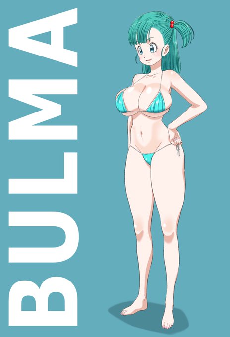 ブルマ。水着。この髪型が一番すきです。
#DragonBall #ドラゴンボール #bulma 