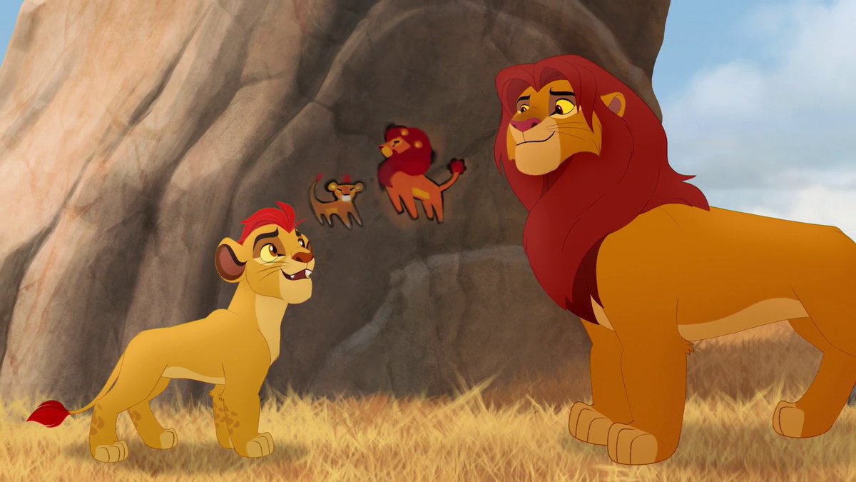 TheLionKingWiki's tweet photo. "It's the path of honor, these duties we hold. We must face them head-on. We must be bold. It's our life's calling to help our friends. It's the path of honor. 'Till the Pride Lands' end!" – Kion and Simba

#LionGuard #NationalLeadershipDay https://t.co/ScwGTfEI3t