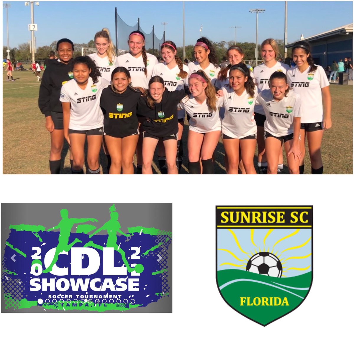 LeahMSoccer2024's tweet photo. Great weekend of ⚽️ at the CDL Showcase in Tampa with a quick trip to USF. Went 3-0 this weekend all while having a blast playing the game I love with my teammates. #sunrisesting #dpl #CDL https://t.co/n69g4e7o2w