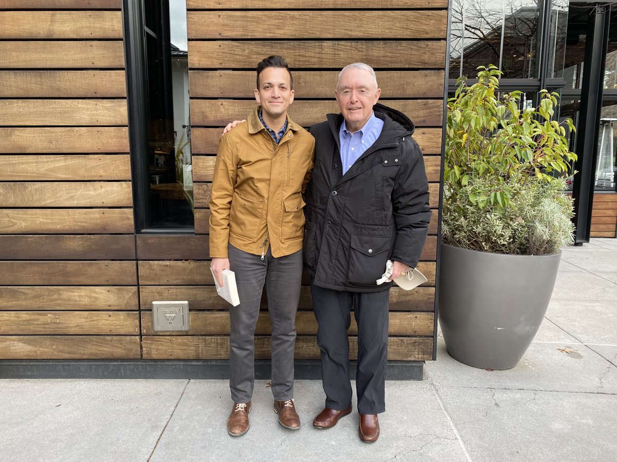 Feel incredibly lucky to have spent part of this afternoon with Gen Barry ⁦McCaffrey, ⁦<a href="/mccaffreyr3/">Barry R McCaffrey</a>⁩ 

He is a legend and I spent the time we had trying to learn as much as I could from him. 

Thank you for the time today, General.