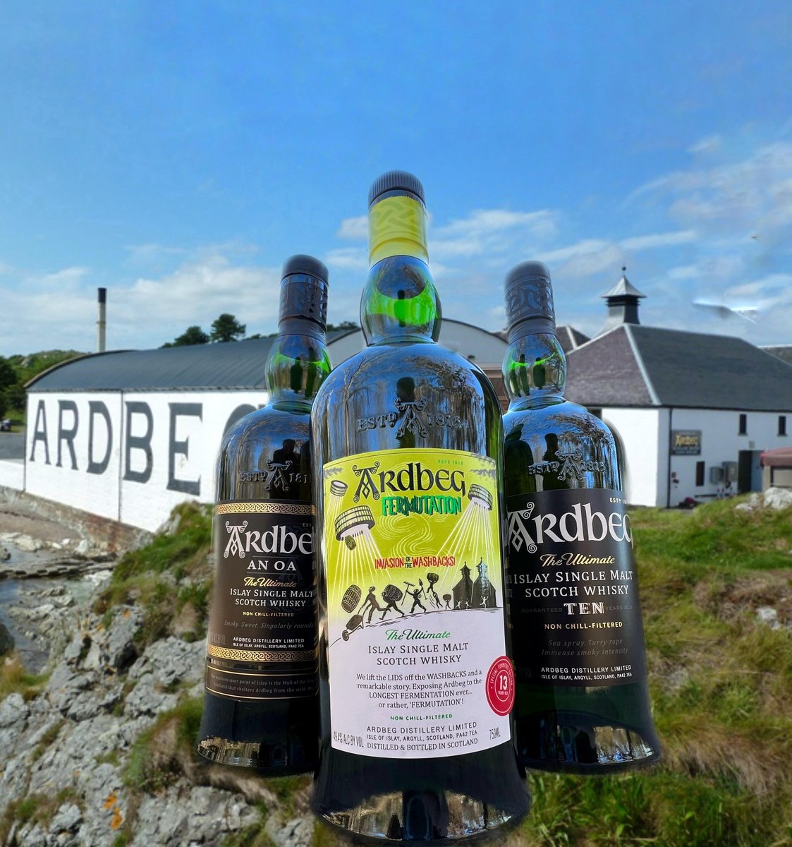 bourbonblog's tweet photo. Live from #Scotland tomorrow! Join us and @ardbeg as we taste live with Ardbeg's David Blackmore at 6 pm ET. We will taste #Scotch the new and rare #Fermutation Whisky watch on YouTube.con/bourbonblog @visitscotland https://t.co/RBfWG0F8Xi