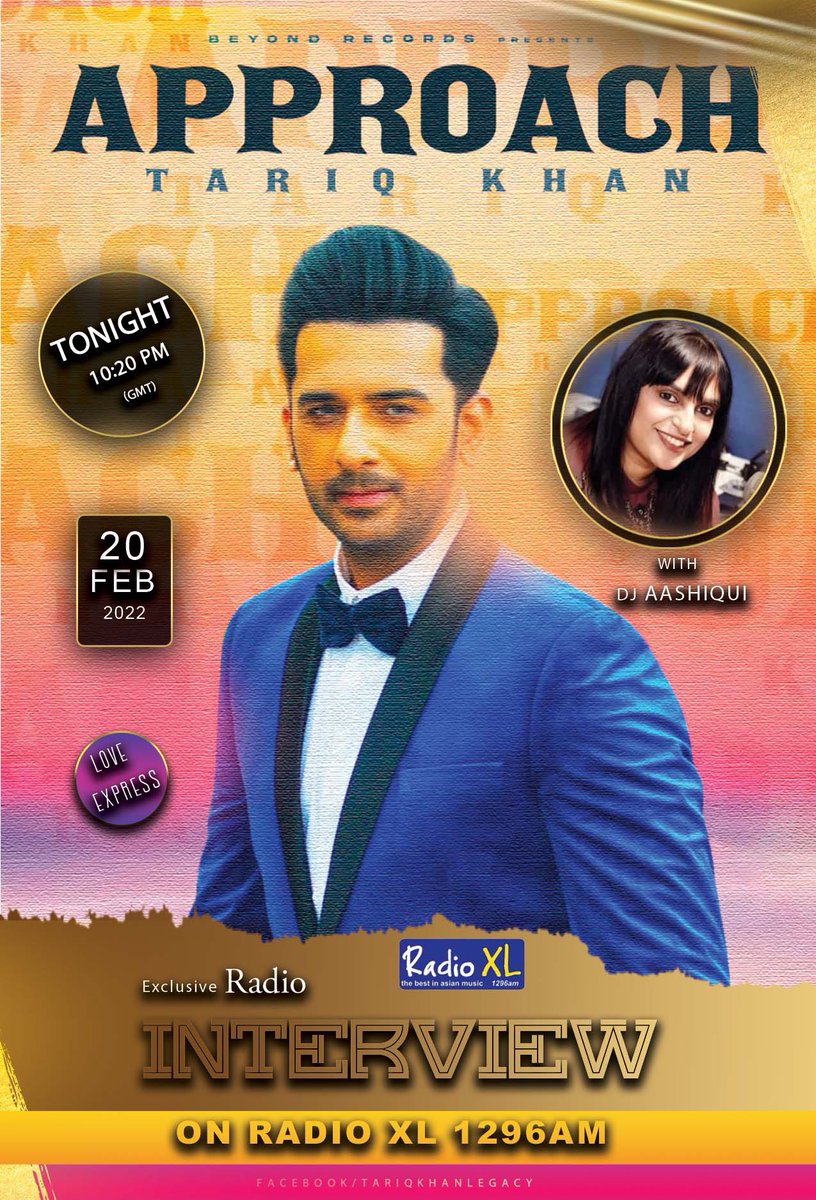 Heartbeats ❤ In love there are 2 things: bodies &amp; words #loveisintheair <a href="/RadioXL1296/">Radio XL</a> 🎧🎤🎶 TUNE IN tonight Sunday 20.02.22 on Love Express with <a href="/DJAashiqui/">DJ Aashiqui</a> 10pm. Get ready for best love songs &amp; interview with <a href="/Tariqkhanlegacy/">Tariq Khan Legacy | Singer</a> 10.20pm #TuneInForLove djaashiqui.com ❤️