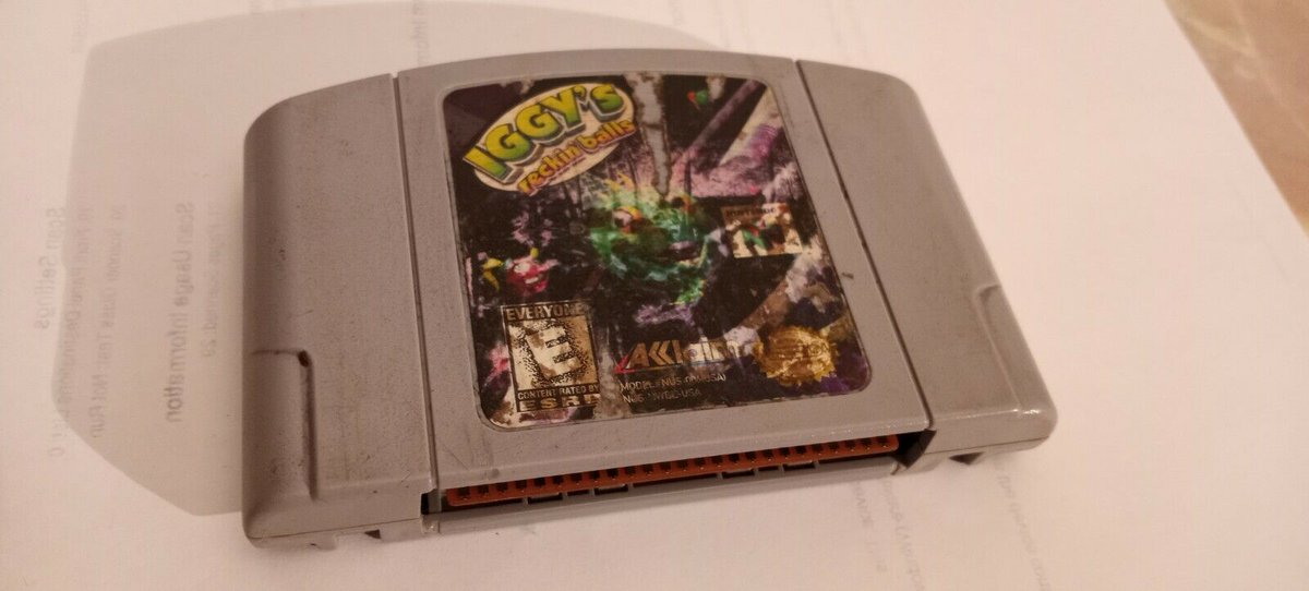 NINTENDO N64 OGGY'S REKIN'BALLS...TESTED ...AUTHENTIC
Condition:Good