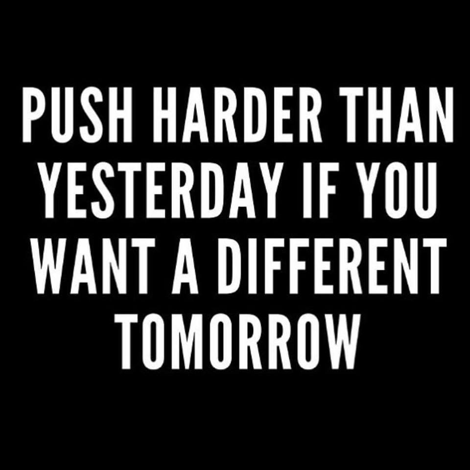 Trying to live this at the gym and in life 💪#pushharder