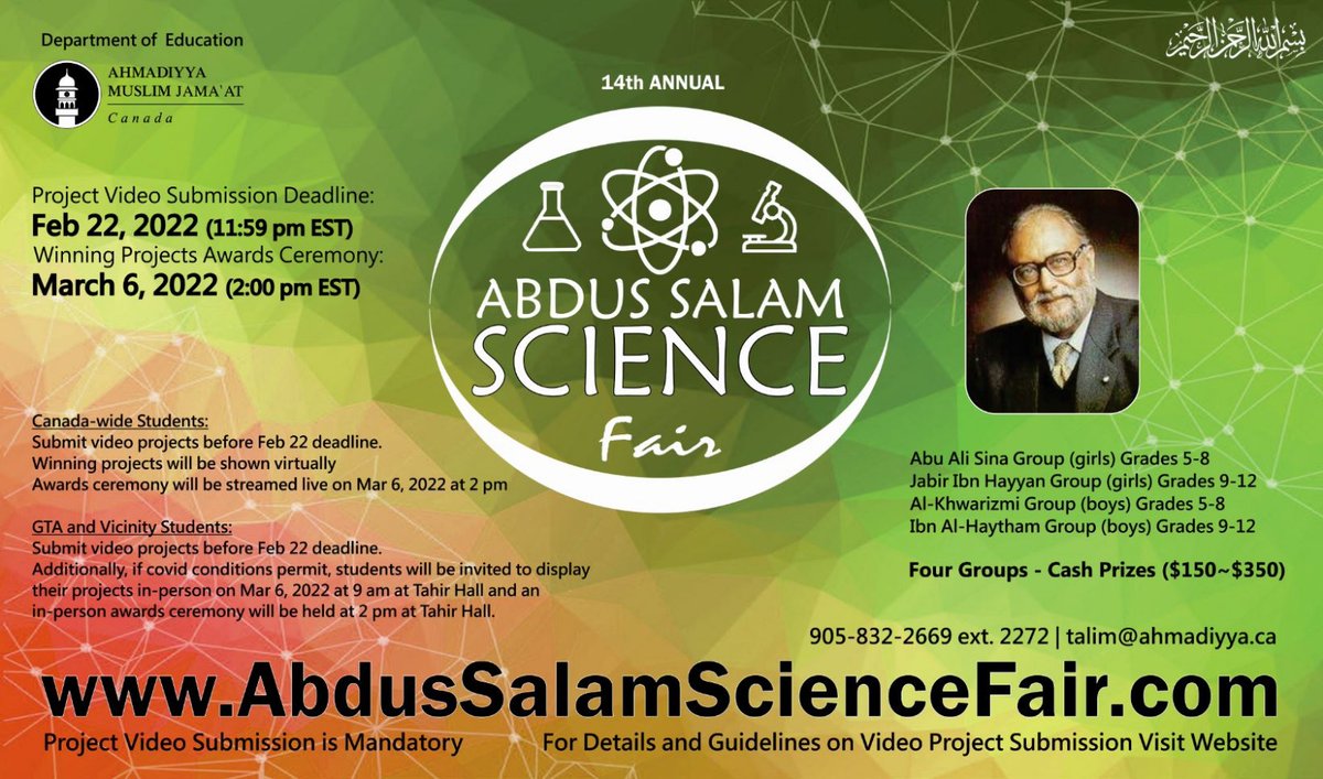 AS_ScienceFair's tweet photo. "...Science powers the development of our nation, the improvement of our lives..." Message from MP Salma Zahid @SalmaZahid15 for Abdus Salam Science Fair 2022. Visit https://t.co/RWlpoKLsBm for more details #ASSF2022 
https://t.co/qu1gn5oMAU https://t.co/fGjxayaaRl