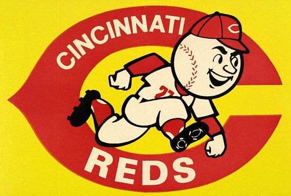 PolyesterUnis's tweet photo. 1970 @MLB logos #PolyesterRankings #8: Mr. @Reds was just 3 years removed from his mustache and #Pillbox hat and 2 years away from switching to #PolyesterPullover and #Sansabelt. Nevertheless, this is an awesome logo. https://t.co/DIvLNR8vlL