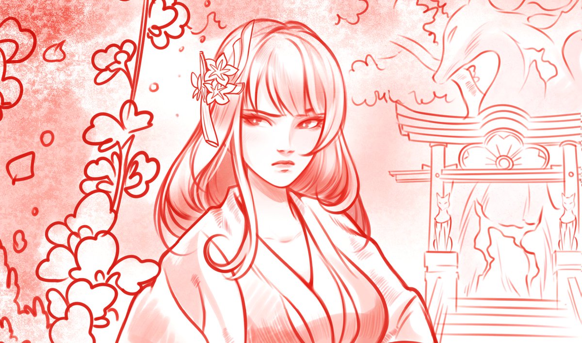 Думаю Яэ тоже наскетчу)
#GenshinImpact #genshinimpactfanart