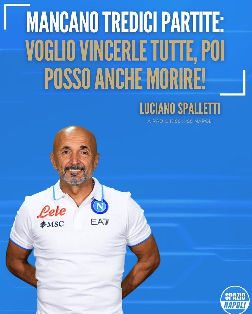 Tutti con te #lucianospallettinapoli!