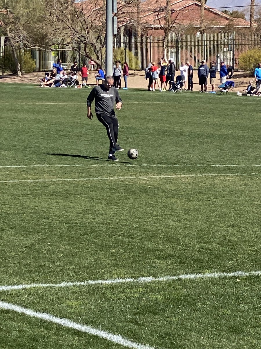 Game 3 is about to go down against Downtown Las Vegas SC Gold 04. The winner takes the bracket. Oh, and the opposing coach is Eric Wynalda. Yes, that guy. #FusionFamily #squadgoals #lvmayorscup <a href="/kcfusionsc/">KC Fusion</a>