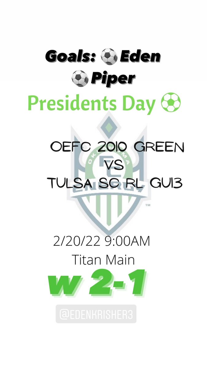 g_oefc's tweet photo. Headed to Finals 2:00PM https://t.co/LUejz9KPYo
