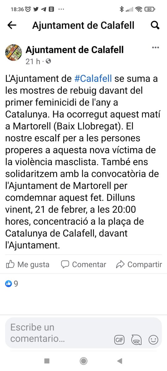 CLxR_Calafell's tweet photo. El Consell Local de Calafell s’afegeix a la convocatòria. https://t.co/yMukicmr26