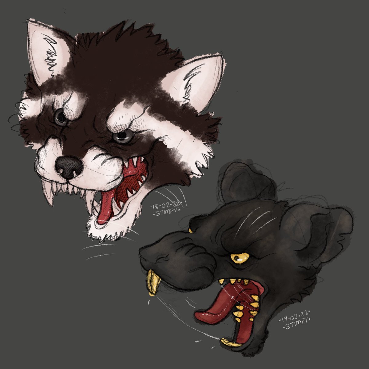 stimpydraws's tweet photo. Just some trash boys~
#raccoon #rat #ipad #procreate https://t.co/c9PbZjNqqR