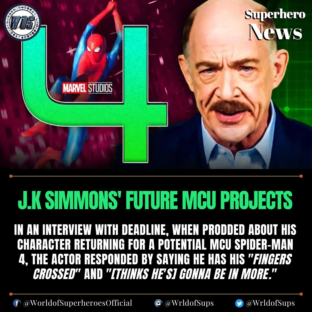 WrldofSups's tweet photo. #JKSimmons Teases Role In Future #Marvel Movies

#WorldofSuperheroes https://t.co/Q00CqkDoaB