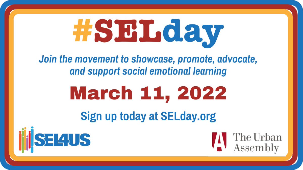 laviniap's tweet photo. Social emotional learning (#SEL) changes lives. Studies show that SEL delivers long-term improvements in academic skills and interpersonal behavior and wellbeing. Learn more about @SEL4USA: https://t.co/dUcsMLjpMs https://t.co/rWDCVOHIpV