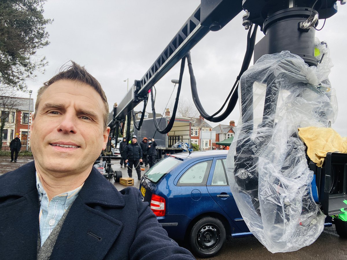jasedurr's tweet photo. Having a great time working with my on-screen son @hcollettactor this month, even if the weather isn’t playing ball! https://t.co/ObsT3zJ8H0
