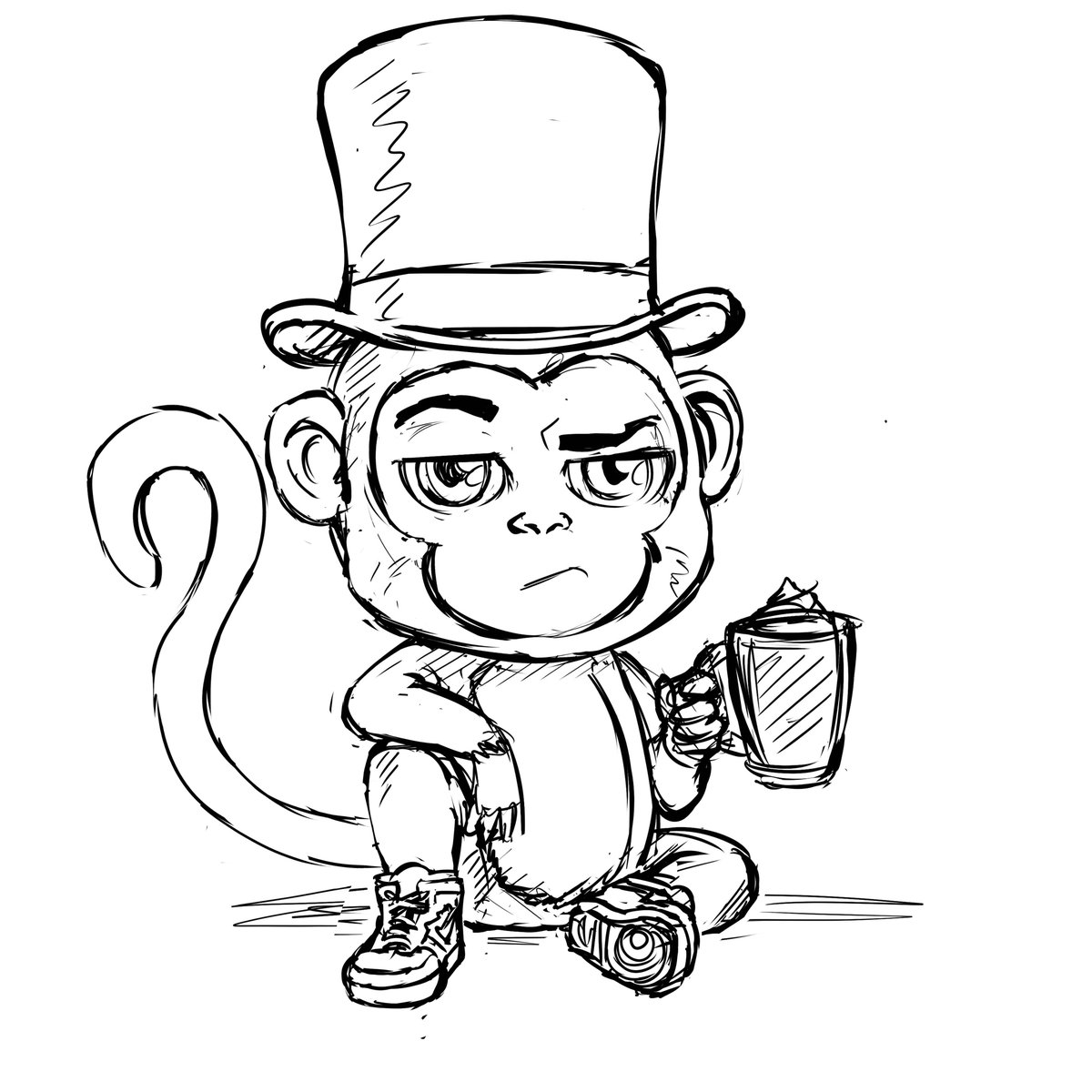 ted_ulty's tweet photo. Random #Commission #003

#illustration #PhotoshopEdit  #artwork #jaded #monkey #Chocolate https://t.co/wGfIGkgj03