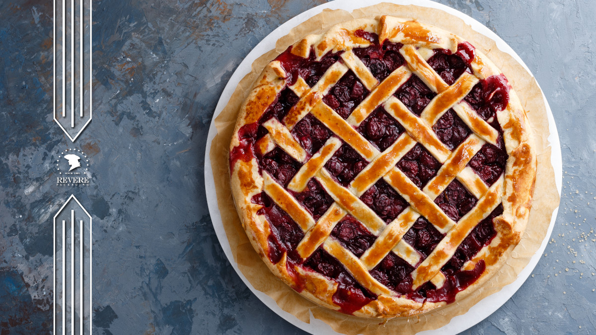 ReverePackaging's tweet photo. Manufacturing in the USA since 1801, Revere #Packaging is celebrating #NationalCherryPieDay with all our #bakery friends!
🍒🍒🍒  Great pies start with great pans...  🍒🍒🍒 https://t.co/c7CdT5pXb2