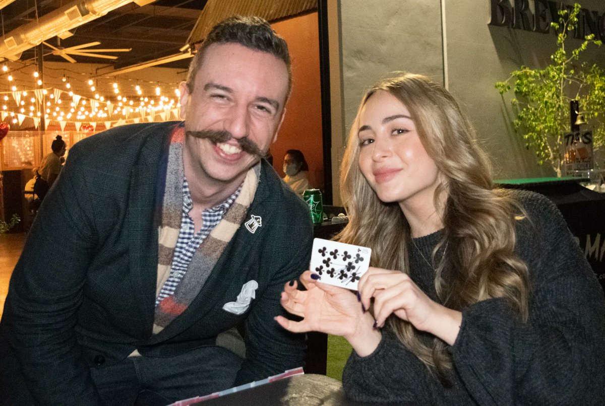 JeffBlackMagic's tweet photo. The power of finding a card.

📸 @ryanwritesreality

Booking Live events, https://t.co/Gv31hsbkFC

#hollywoodmagician #lamagician #gentlemen #handlebarmustache #mustachestyle #stayvillain #playingcard #bicyclecards #visualmagic #deckofcards #movemonkey #cardmagic #playingcards https://t.co/rodYN927YI