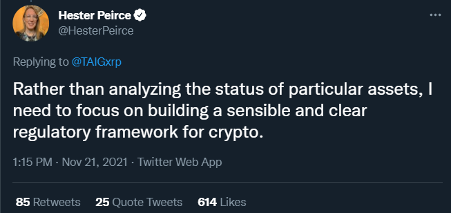 xrpmickle's tweet photo. The SEC: "The Rules are clear"

Also the SEC:  "We need clear rules"

#XRP https://t.co/pZGcmBtnTN