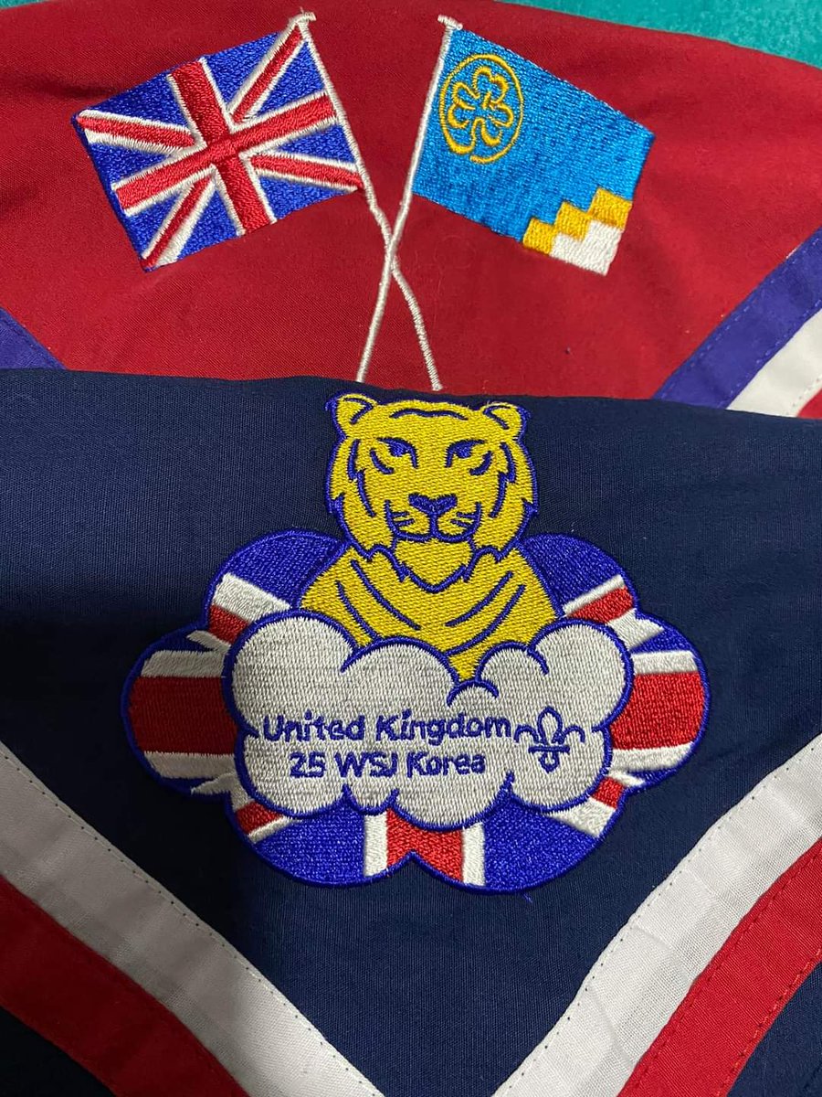 K800sutton's tweet photo. Home after an amazing World Scout Jamboree weekend. It's been wonderful to meet so many adult leaders and launch the brand. I love new necker and will wear it with pride. https://t.co/w7jBjVGMPW