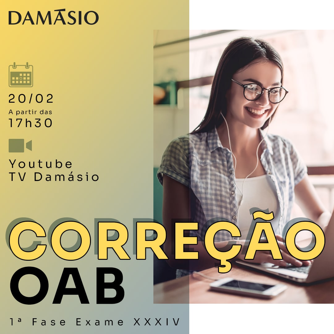BiriguiDamasio's tweet photo. DAQUI A POUCO! 📣
⠀
Nosso super time de professores irão destrinchar cada ponto e questão da prova, deixando você totalmente informado sobre cada detalhe.
⠀
NÃO PERCA! Às 17h30 em nosso canal do youtube: https://t.co/UrGbG7zAmy

#OAB #ExamedeOrdem #examedaOAB #Aprovação https://t.co/gZ3HUrt0US