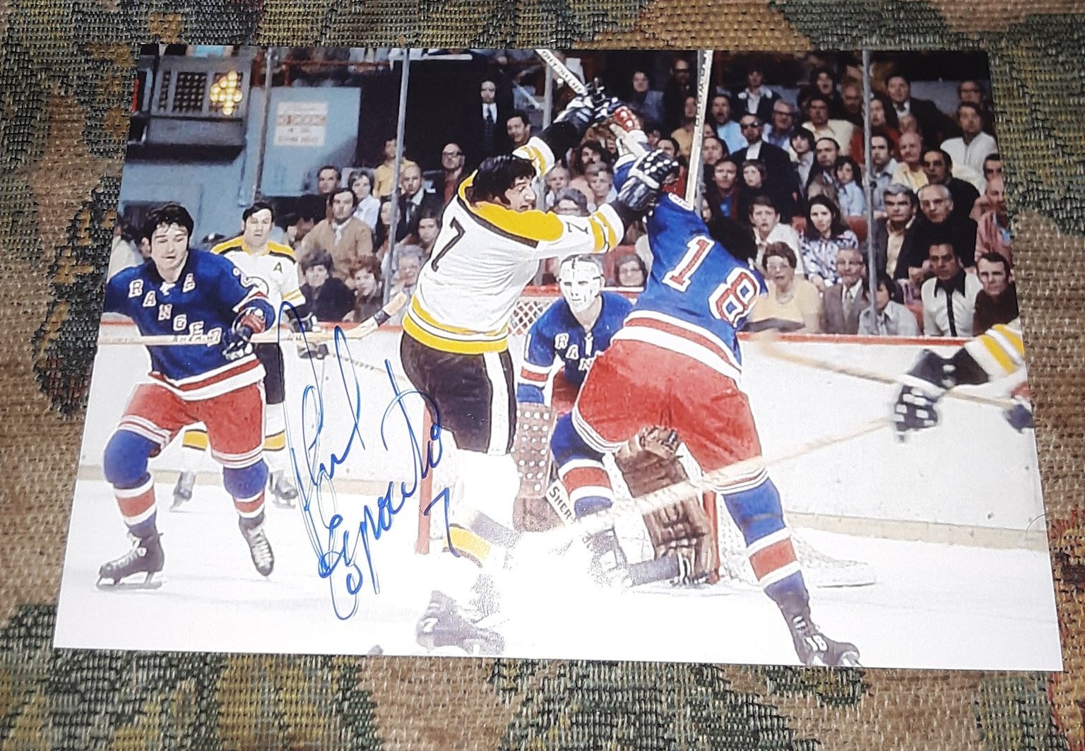   Happy birthday Phil Esposito! I love the photo of you with Mr Hockey 