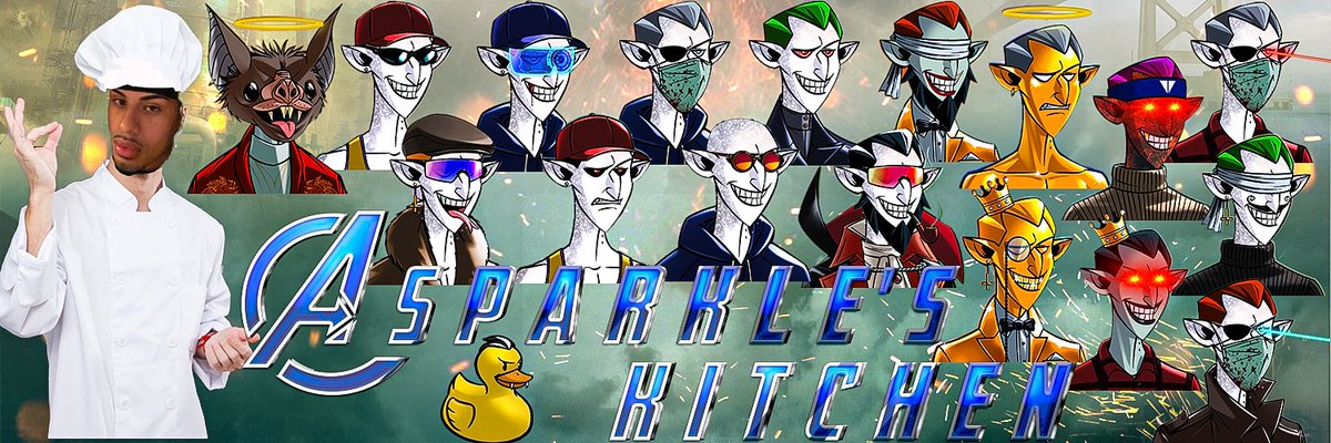 Our OG member <a href="/Andie2682/">MARU 丸食上 | Andie</a> made this banner with most of the members in there. We are just a bunch of friends looking to make money. 🤑

If you own a Sparkle/Gold/Rare from <a href="/SVSNFT/">Sneaky Vampire Syndicate</a>, you are welcome to join.