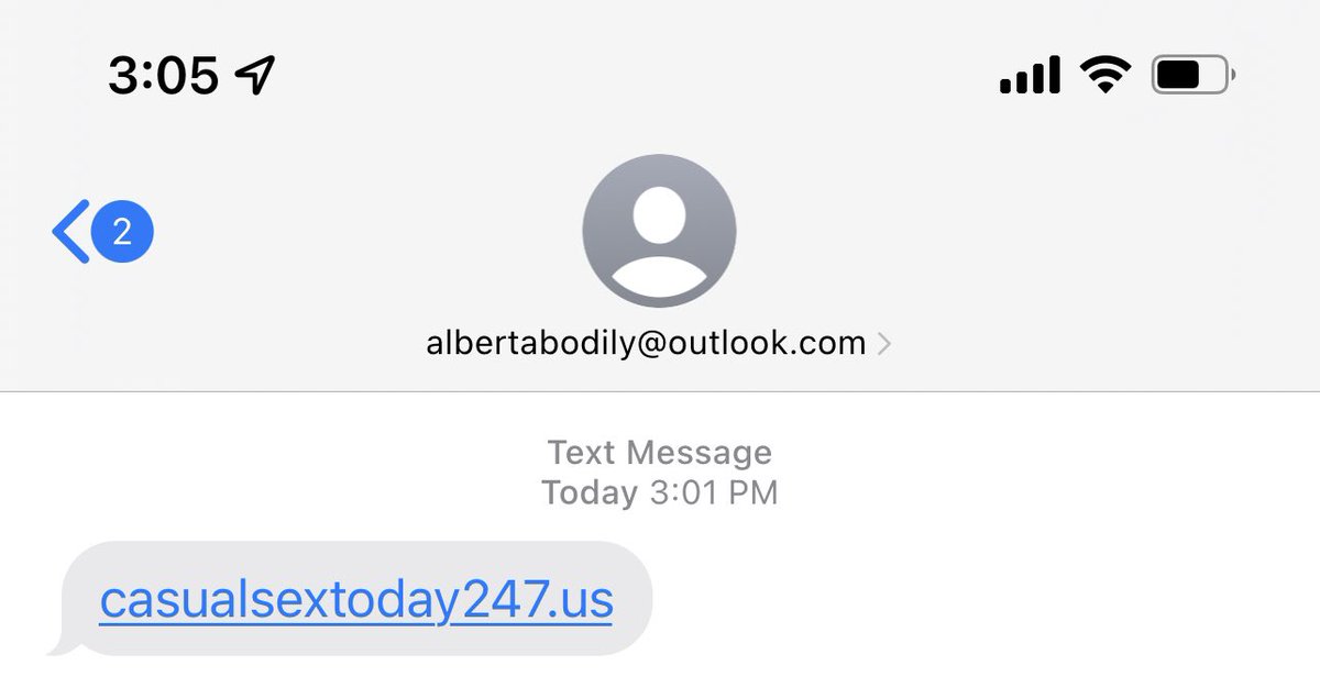 This is the scammer equivalent of throwing up a Hail Mary. No description just here’s the website