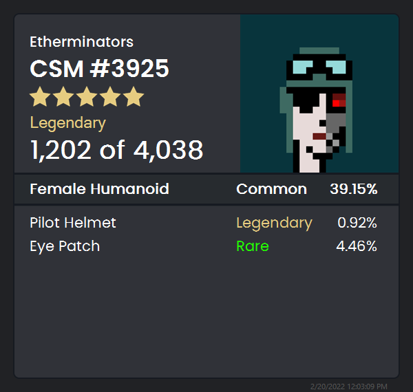NFTboyo's tweet photo. 🎁SURVEY GIVEAWAY CONTEST🎁

Prize: 
🎁@etherminator 
🎁CSM #3925
🎁Legendary Rank

To enter:
1⃣Complete 2min Survey
https://t.co/obvQSV9WFU
2⃣RT &amp; Like
3⃣Tag 3 Friends 

NFT Giveaway will happen once 100 people have taken the survey and it will be a random draw.  

GOOD LUCK! https://t.co/SWPPSIhHXE