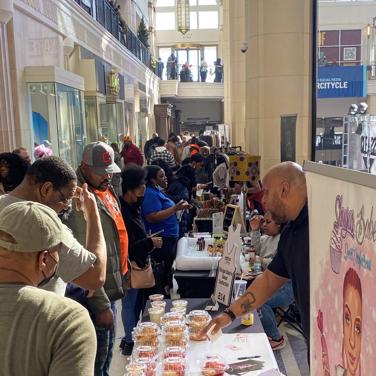 It’s the final day of the #BlkBizExpo here at <a href="/towercitycle/">Tower City Center</a>! We’re here until 7p! Pull up! We’re on the 2nd and 3rd floor! #nbaallstar #cleveland #therealblackfriday