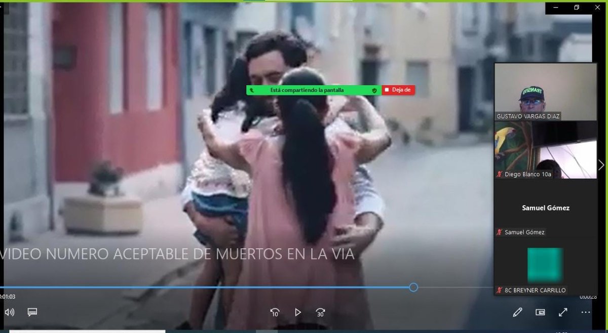 transito_bga's tweet photo. 👩🏼‍🏫#RetoDigital 
La DTB te sensibiliza en seguridad vial. Adelantamos capacitación virtual para alumnos de grado once del colegio Adventista La Libertad. Con ellos abordamos aspectos como nuestra labor pedagógica frente a las estadísticas de mortalidad en accidentes viales. https://t.co/5xruuSmaso