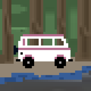 blockbagel's tweet photo. @_MrMackenzie @CryptoVanzNFT Decided to drive my 80's Pop Liliac Syncro White Van down to Fairy Creek (all prepared with a Spare on the back). !honk #cryptocaravan #Cryptoverse that's how we roll frens. https://t.co/1JnkXGJ1Sr
