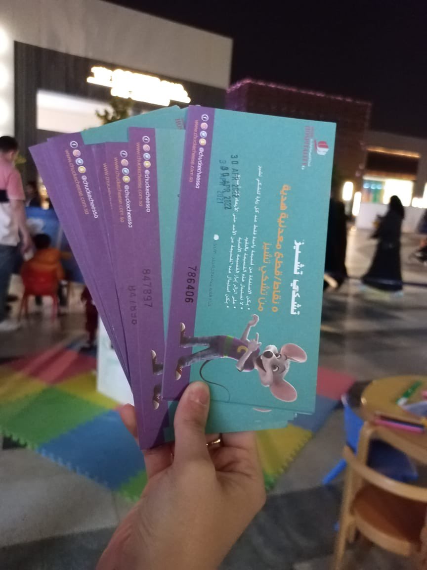 Saveittokeepit's tweet photo. شكرًا @ChuckeCheesesSA لإدخال الفرحة على اطفالنا 🤩✨🤍 https://t.co/ZMVVIEBWLS