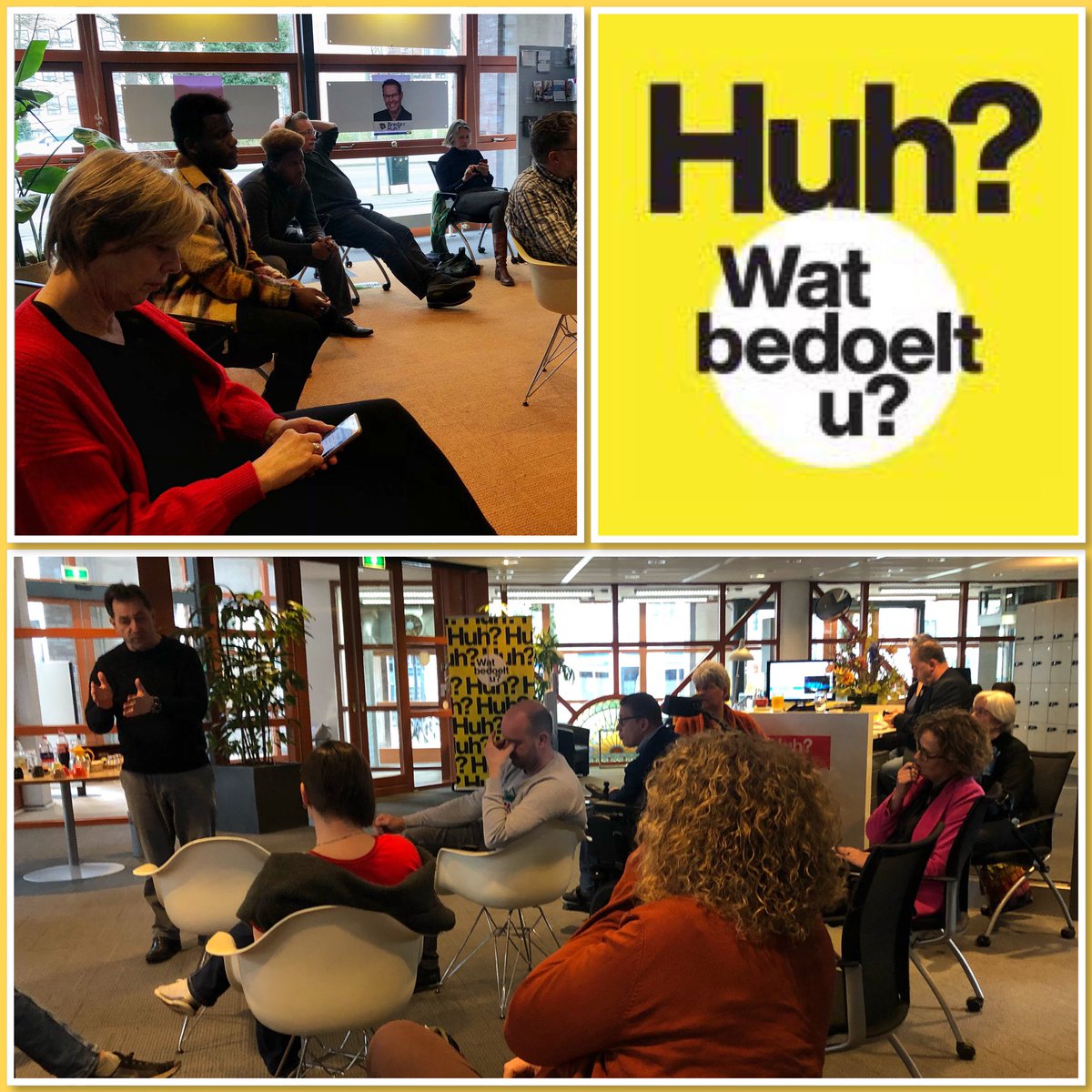 Gisteren was ik aanwezig met Marieke <a href="/gezinspraktijk/">marieke wulffraat</a> namens @PvdABreda bij de werksessie van #bredaeenvoudig <a href="/Huh_watbedoeltu/">Huh? Wat bedoelt u?</a> over t lastige taalgebruik wat voor 1 op de 6 inwoners moeilijk is #wijwillenookmeedoen #taalambassadeurs <a href="/zorgvoorelkaarb/">zorgvoorelkaarbreda</a> <a href="/AbcStichting/">Stichting ABC</a> @nieuweveste
