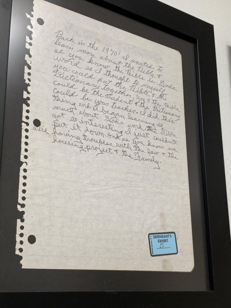 RealZenithMan's tweet image. Virginia’s work was everywhere! Margins of books and Bibles filled with her writings, she left a record - by dating it or by the day’s topic - of every month of 27 years! And she shared Alvin’s view of the world… or even helped form his. #hypergraphia #truecrime #southerngothic