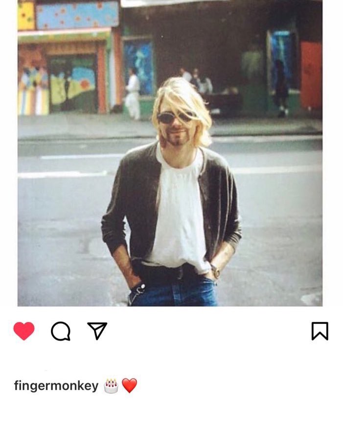 Happy birthday Kurt Cobain!   