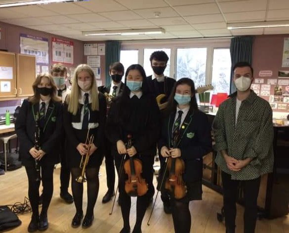 We had a fabulous day of composition workshops on Friday in Lenzie Academy <a href="/LenziePa/">LenziePA</a> with percussionist @CalumHuggan and these talented AH Music students. Supported by <a href="/chambermusicsct/">Chamber Music Scotland</a>. So looking forward to more of this in the future! <a href="/music_edc/">EDC Instrumental Music Service</a>