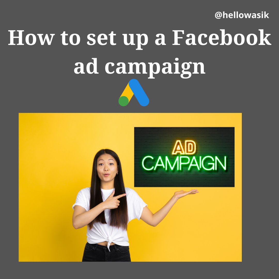 hellowasik's tweet image. ✅ 𝐇𝐨𝐰 𝐭𝐨 𝐬𝐞𝐭 𝐮𝐩 𝐚 𝐅𝐚𝐜𝐞𝐛𝐨𝐨𝐤 𝐚𝐝 𝐜𝐚𝐦𝐩𝐚𝐢𝐠𝐧
#instagram #instagrammers #instagramer  #hellowasik #instagramcats #ads #adstyle #adstreetstyle #adsr #AdSpace #adshoot #adsence #campaign #campaigns #campaignshoot #campaignforwool #campaigning #campaign2022
