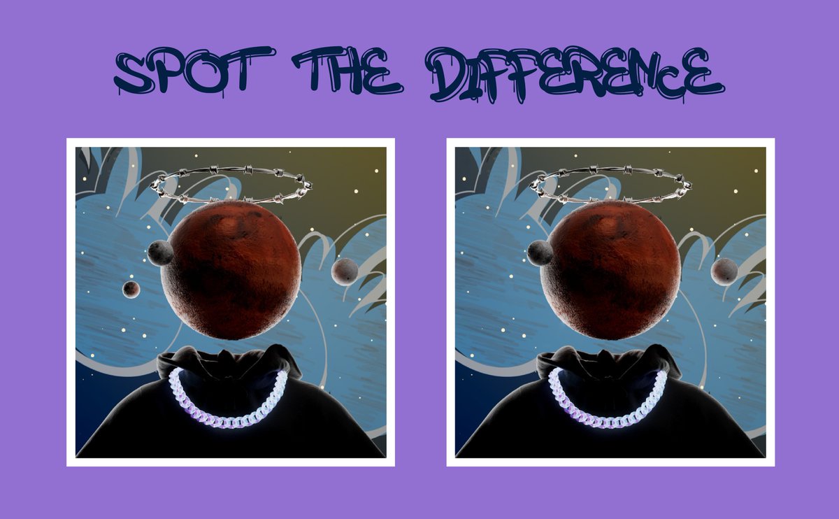 BoogsUniverse's tweet photo. FINAL ROUND

5 DIFFERENCES
We will be choosing the 5 winners over the next 24 hours at random...

Choose 1 difference each

Same rules apply - 1 guess per person

Good luck! https://t.co/1PMvNKvoXb